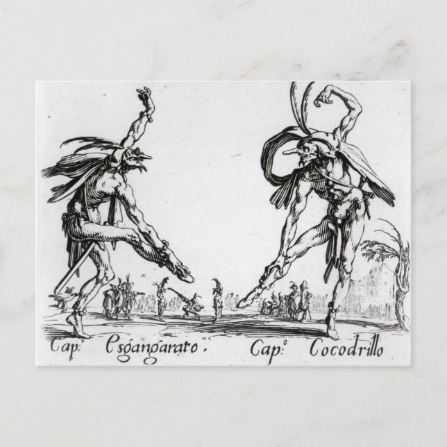 I Balli de Spessanei oder Le Grande Chasse Postkarte (Vorderseite)