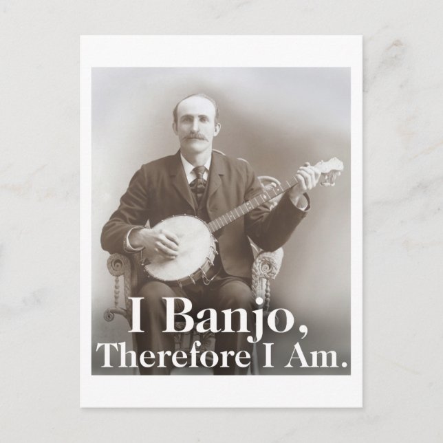 I Banjo Postcard Postkarte (Vorderseite)