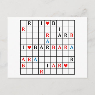 I ♥ BARBARA POSTKARTE