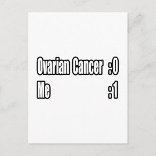 I Beat Ovarian Cancer (Scoreboard) Postkarte