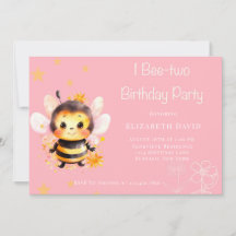 I Bee Two Girl Birthday Party