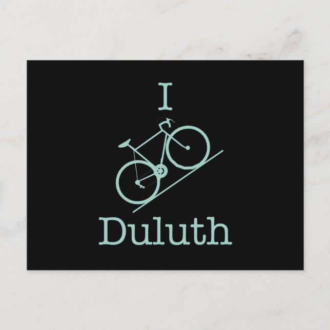 I Bike Duluth Postkarte (Vorderseite)