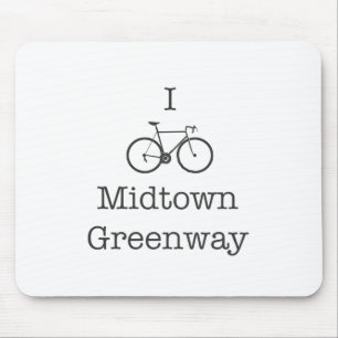 I Bike Midtown Greenway Mousepad