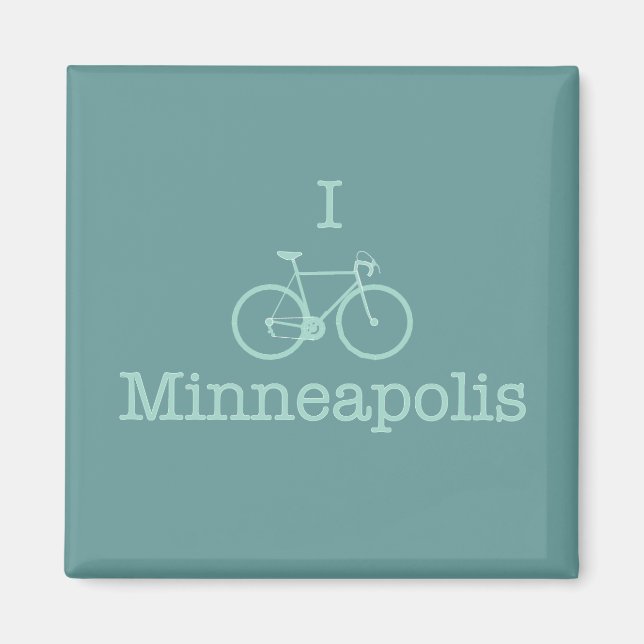 I Bike Minneapolis Magnet (Vorne)