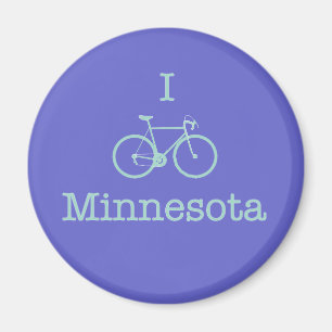 I Bike Minnesota Magnet