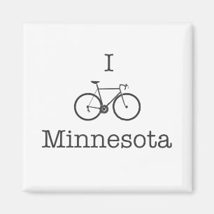I Bike Minnesota Magnet