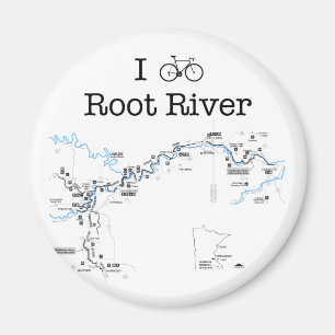 I Bike Root River Magnet