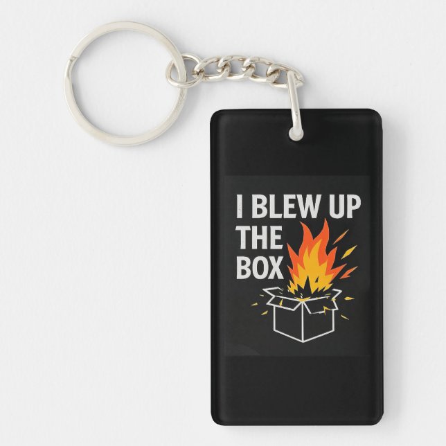 I blew up the box key chain (Devant)