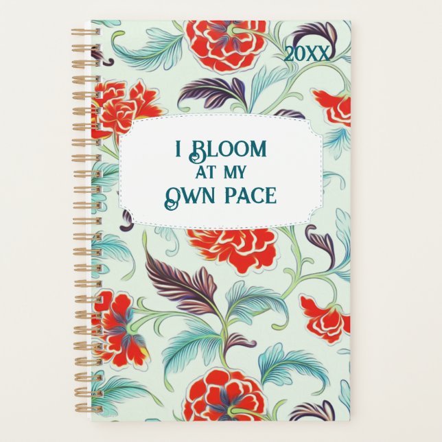 "I Bloom"-Bestätigung Planer (Vorderseite)