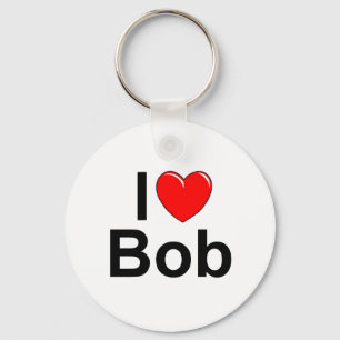 I Bob der Liebe-(Herz) Schlüsselanhänger