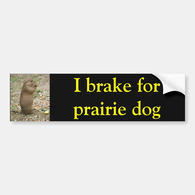 I Bremse für Präriehund Autoaufkleber (Vorne)