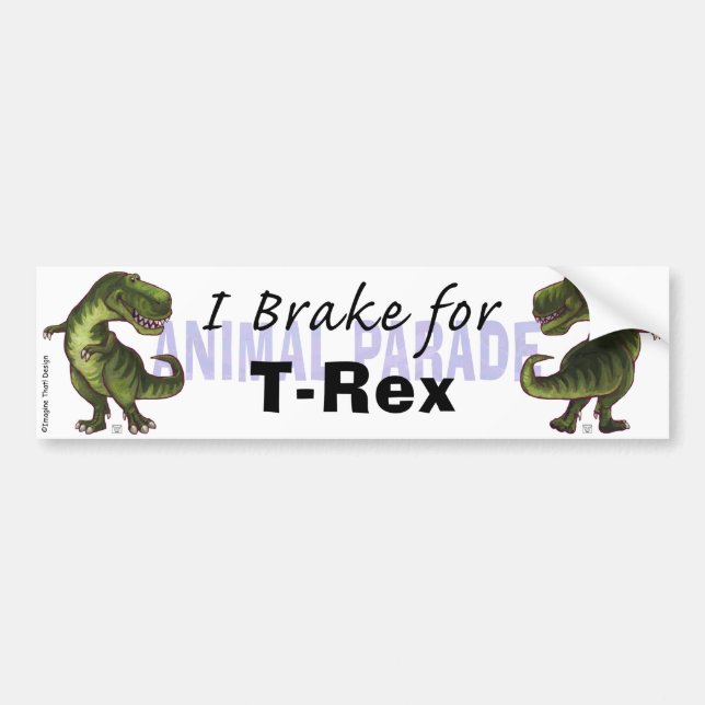 I Bremse für TRex Autoaufkleber (Vorne)