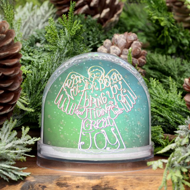 "I bring you tidings of great joy"Snow Globe Schneekugeln (Winter)