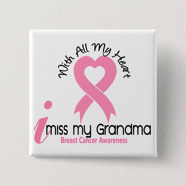 I Brustkrebs Fräulein-My Grandma Button (Vorderseite)
