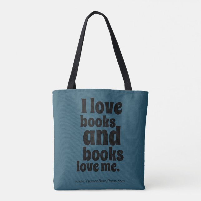 I bucht Liebe Tasche (dunkles aquamarines) (Rückseite)