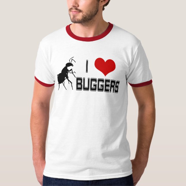 I bummelt Herz Wecker T-Shirt (Vorderseite)