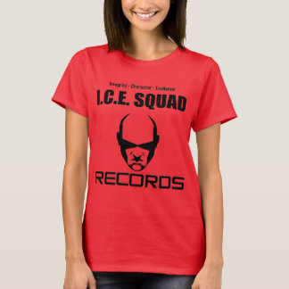 I.C.E. SQUAD PLATTEN Damen Weiß-Shirt T-Shirt