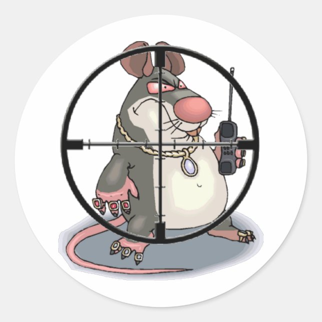 I C Snitchez Runder Aufkleber (Vorderseite)