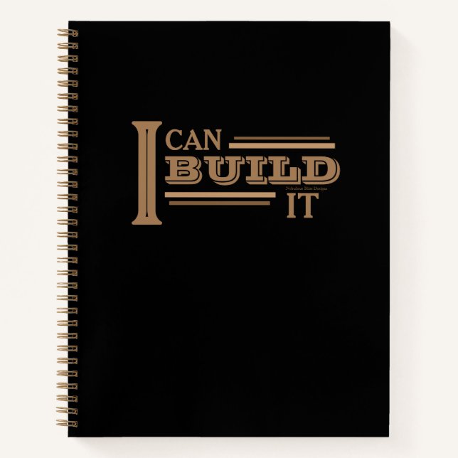 I Can Build It 8.5" x 11" Planner/ Notizbuch (Vorderseite)