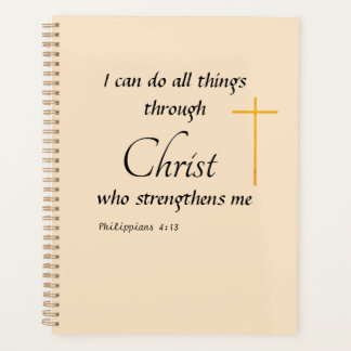 I can do all things through Christ Planer