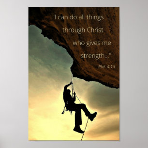 I Can Do All Things Through Christ Poster 11' x 14