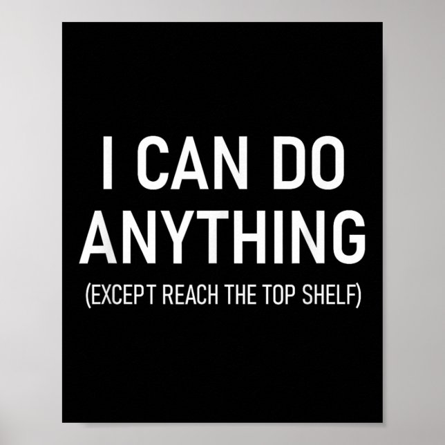 I Can Do Anything Except Reach The Top Shelf, Funn Poster (Vorne)