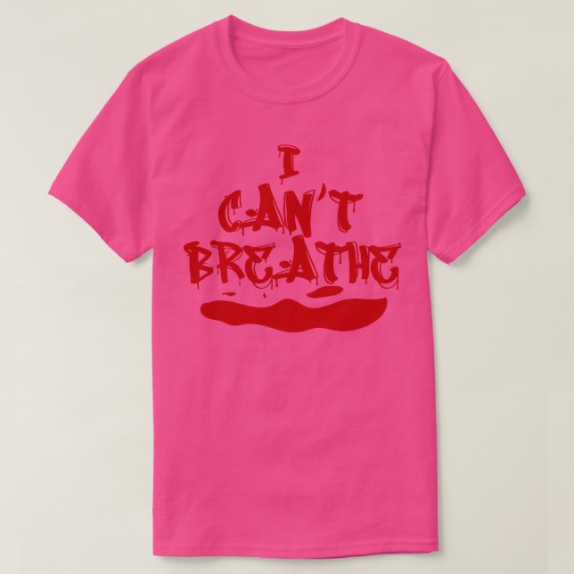 I Cant Breathe Protest März T-Shirt (Design vorne)