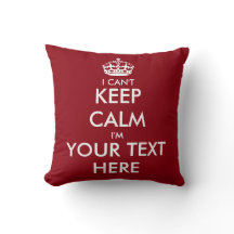 I can't keep calm throw pillow | Funny home decor