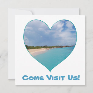 I Carte pour notes de vie de Heart Island