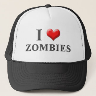 I casquette 001 de zombis de coeur