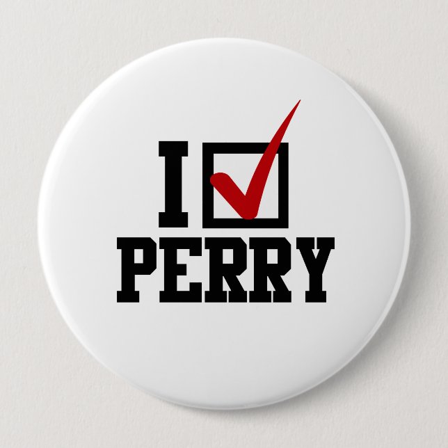 I CHECKMARK RICK PERRY BUTTON (Vorderseite)