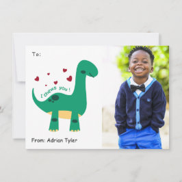 I Chef Sie Niedlich Foto-Valentinstag im Klassenzi Feiertagskarte