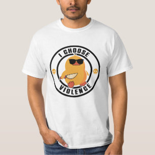 I Choose Gewalt Funny Duck T-Shirt