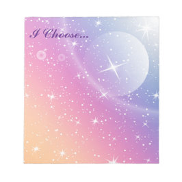 I Choose Note Pad Notizblock