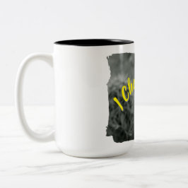 I Choose Piece Mug Zweifarbige Tasse