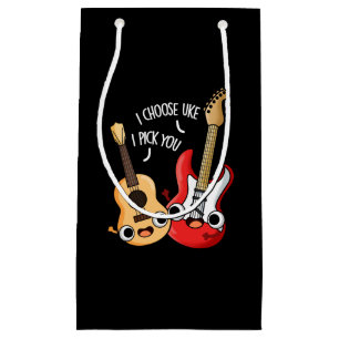 I Choose Uke I Pick You Funny Guitar Ukulele Pub Kleine Geschenktüte