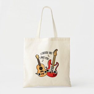 I Choose Uke I Pick You Funny Guitar Ukulele Pub Tragetasche
