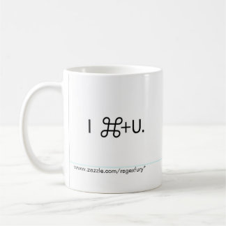 I Cmd+U. Kaffeetasse