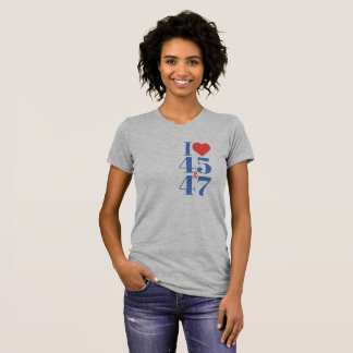 I Coeur 45 & 47 T-shirt asymétrique