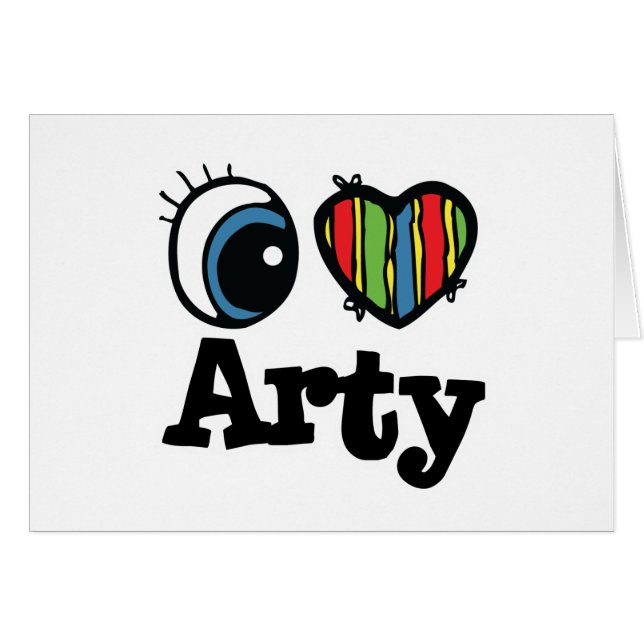 I Coeur (Amour) Arty (Devant horizontal)