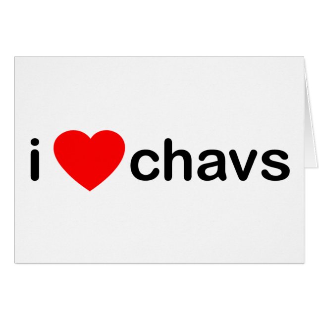 I coeur Chavs (Devant horizontal)