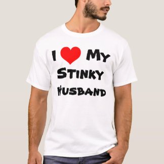 I coeur mon T-shirt Stinky de mari