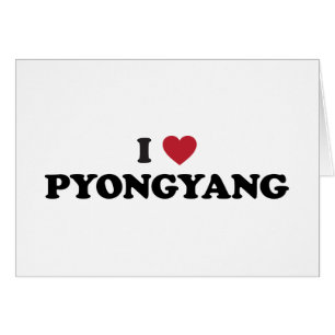 I coeur Pyong Yang Corée du Nord