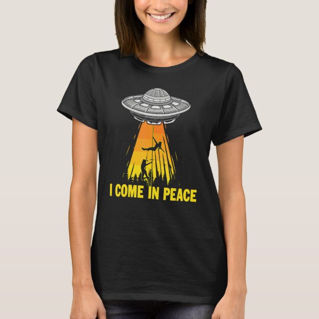 I Come In Peace  I'm Peace Apparels  Couple's Matc T-Shirt (Vorderseite)