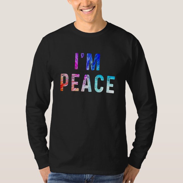 I COME IN PEACE  I'M PEACE  Couple's Matching T-Shirt (Vorderseite)