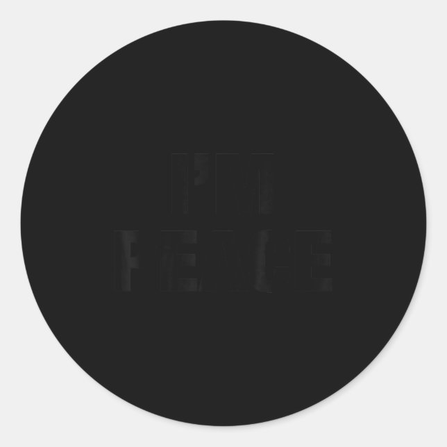 I Come In Peace - I'm Peace Funny Couple Tee Wife  Runder Aufkleber (Vorderseite)