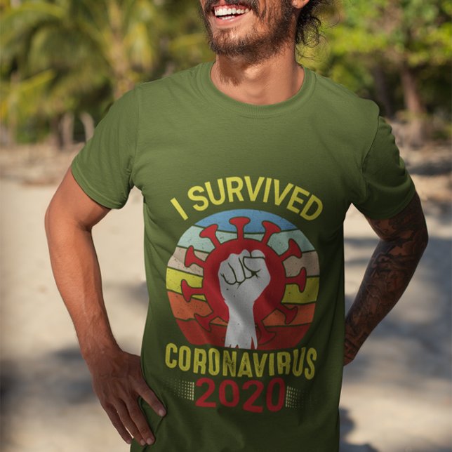 I Coronavirus survécu TShirt (Créateur téléchargé)