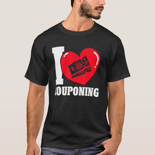 I Couponing Couponer Discount Sale 1 T-Shirt (Vorderseite)