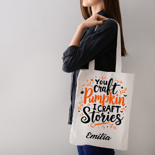 I Craft Stories Nom Halloween Sac fourre-tout pour