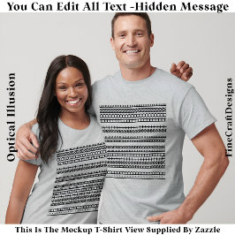 I’d Rather Be At Home Hidden Message 084BL Funny T-Shirt